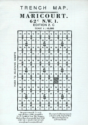 Cover of Maricourt Trench map
