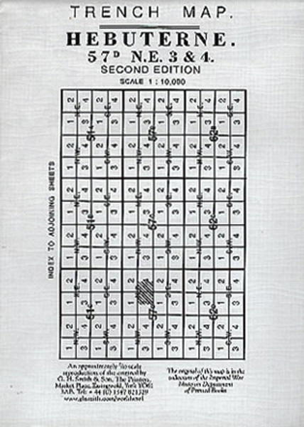 Cover of Hebuterne Trench Map