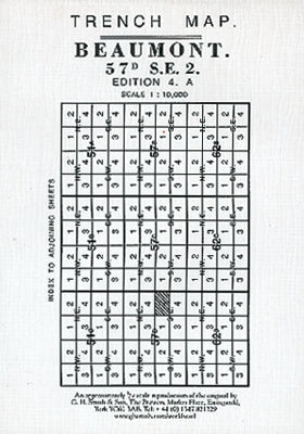 Cover of Beaumont Trench Map