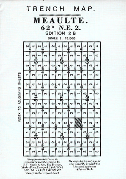 Cover of Meaulte Trench Map