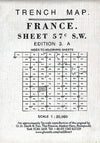 Cover of Trench Map France Sheet 57C