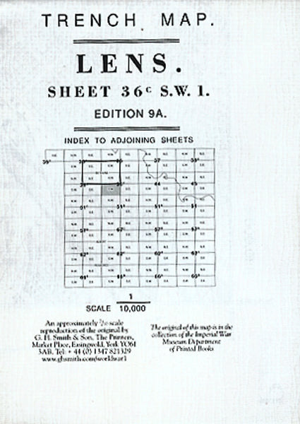 Cover of Lens 36C Trench Map