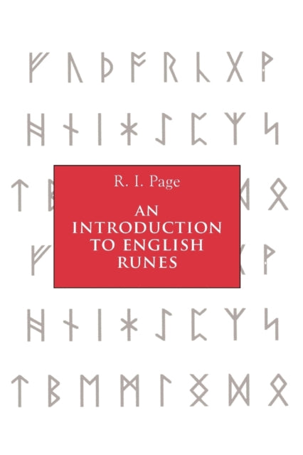 Jacket for An Introduction to English Runes