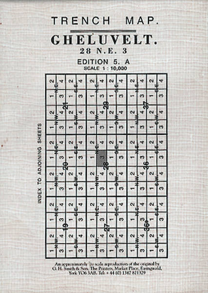 Cover of Gheluvelt Trench Map