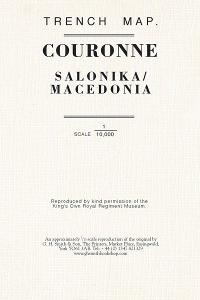 Cover of Couronne Trench Map