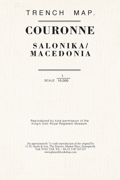 Cover of Couronne Trench Map