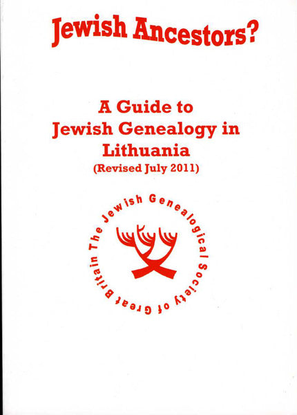 Cover of Jewish Ancestors?: A Guide to Jewish Genealogy in Lithuania