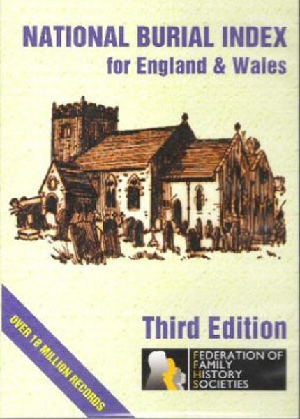 National Burial Index for England and Wales: 3rd Edition CD