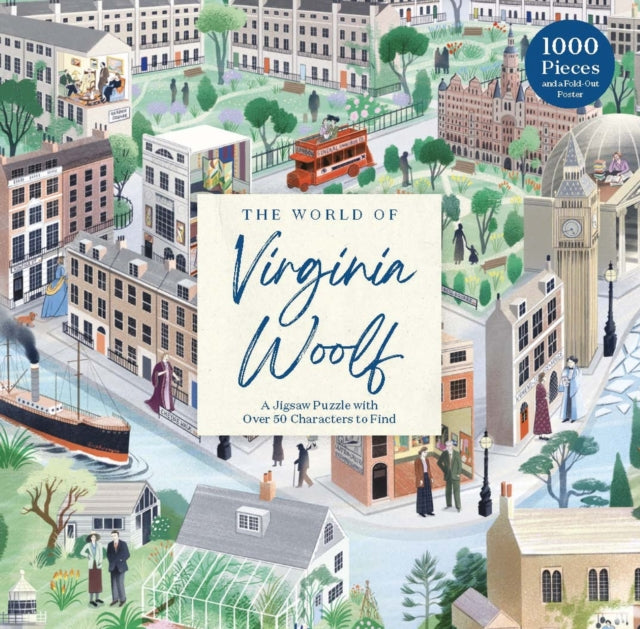 Box lid of The World of Virginia Woolf Jigsaw Puzzle