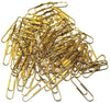 100 Brass Non-Rusting Paperclips