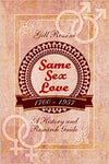 Cover of Same Sex Love 1700-1957: A History and Research Guide
