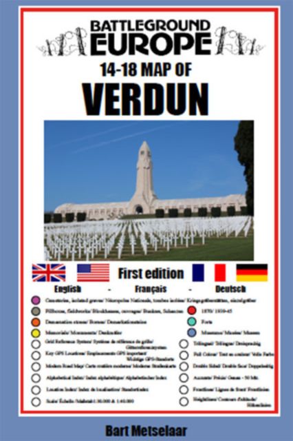 Cover of 14-18 Map of Verdun