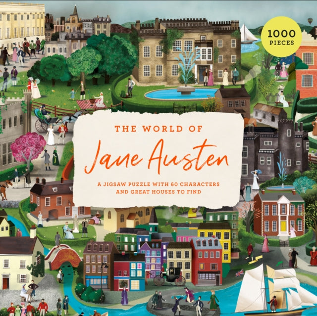 The World of Jane Austen 1000 Piece Jigsaw Puzzle Front Lid
