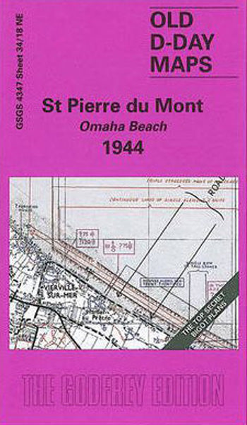 Cover of Old D-Day Map St Pierre du Mont Omaha Beach