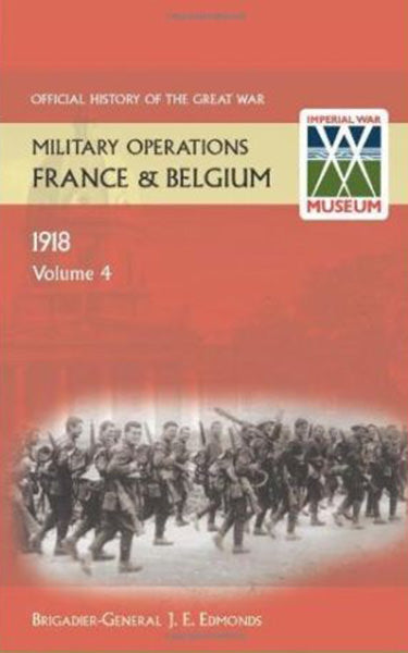 Cover of Official History of The Great War: Military Operations France & Belgium 1918: Volume 4