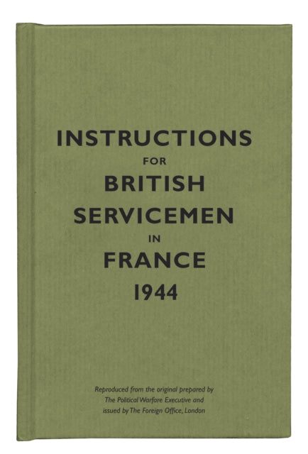 Jacket for Instructions for British Servicemen in  France