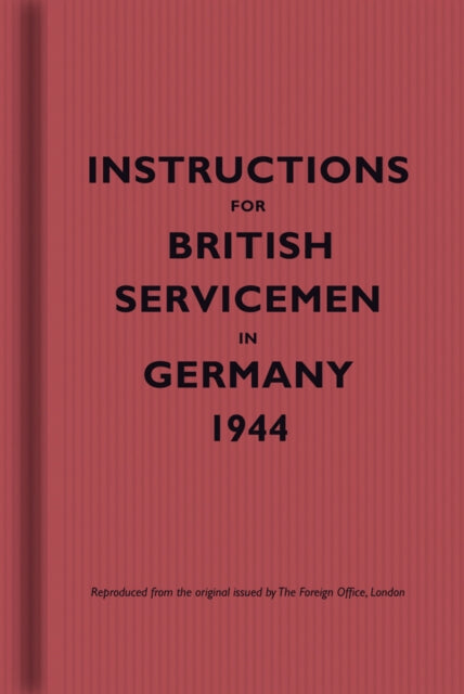 Jacket for Instructions for British Servicemen in Germany