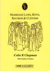 Cover of Marriage Laws, Rites, Records &amp; Customs
