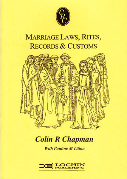 Cover of Marriage Laws, Rites, Records & Customs