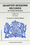 Cover of Quarter Session Records for Family Historians 5th Edition