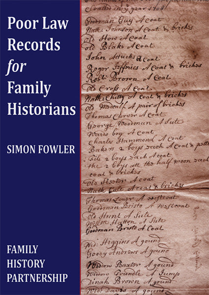 Cover of Poor Law Records for Family Historians