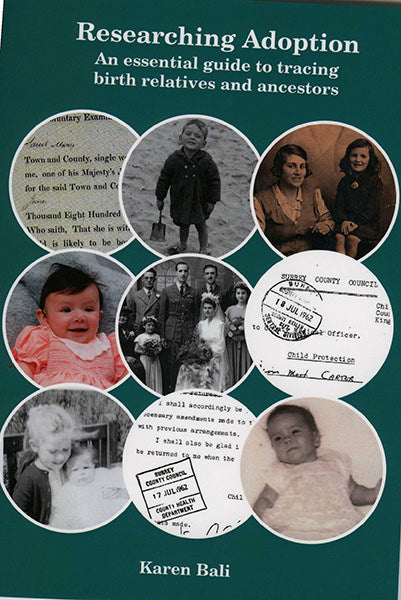 Cover of Researching Adoption: An Essential Guide to Tracing Birth Relatives and Ancestors