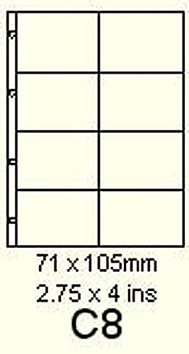 10 c8 album pages for photograph or memorabilia album