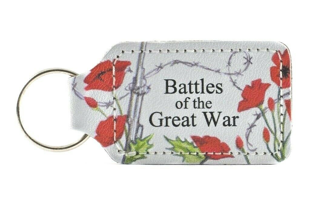 Front of Poppies Keyfob