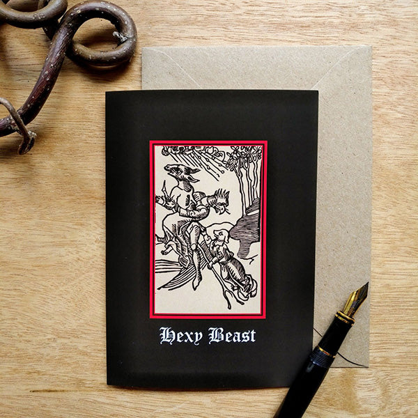 Hexy Beast Greetings Card