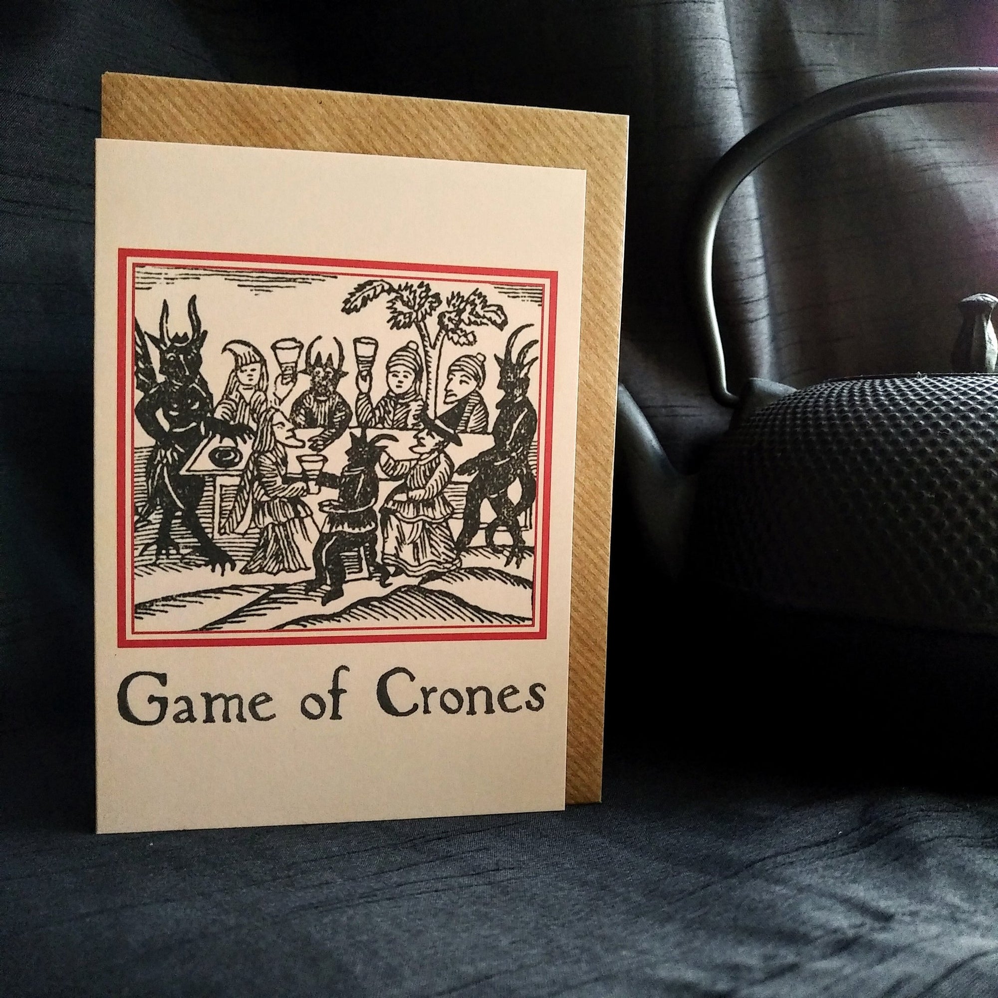 'Game of Crones' Greetings Card