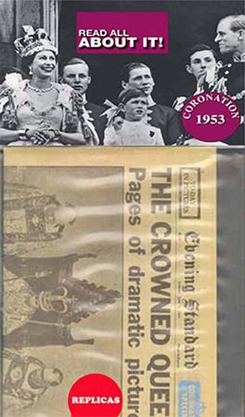 1953 Coronation Replica Newspaper