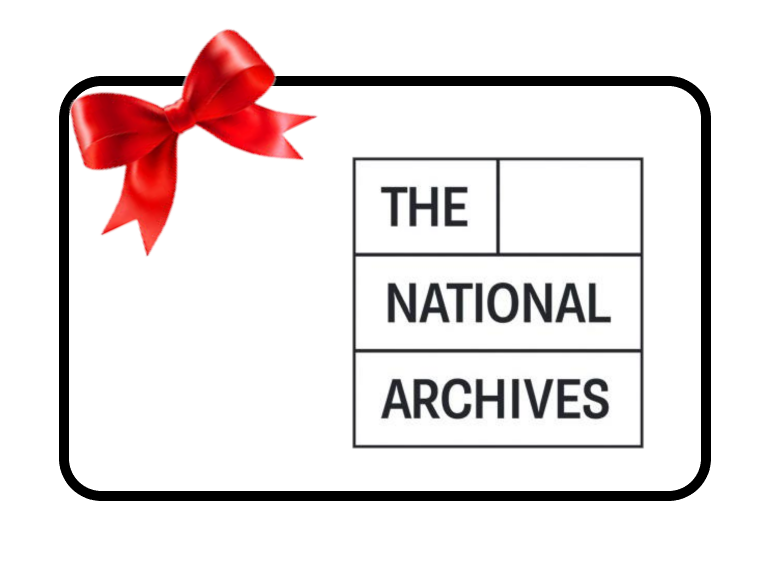 The National Archives E-Gift Voucher Ribbon Background Logo