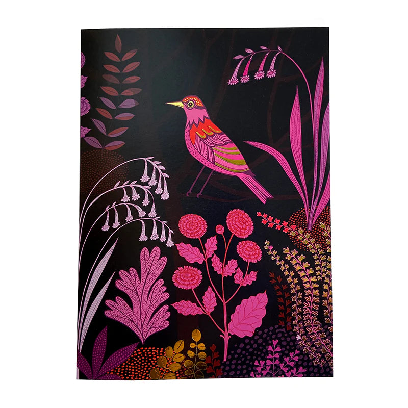 'Night Bird' Greetings Card