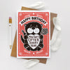 &#39;Funny Otter&#39; Birthday Greetings Card Front