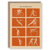 &#39;The All-Rounder&#39; Greetings Card