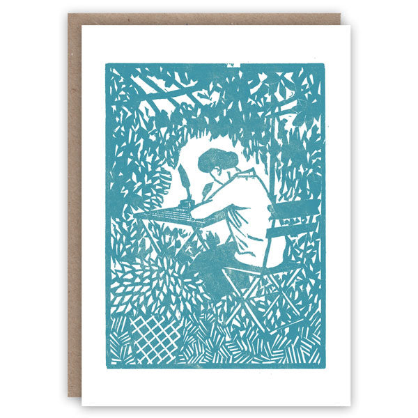 'The Diarist' Greetings Card