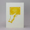 &#39;Rendez-Vous&#39; Hand Printed Greetings Card Front