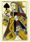 &#39;Queen of Spades&#39; Greetings Card Front
