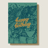 &#39;Pour Over Happy Birthday&#39; Greetings Card