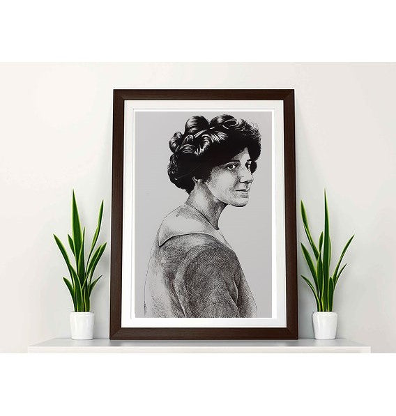 Marie Stopes Portrait Unframed Signed A4 Print Framed Example