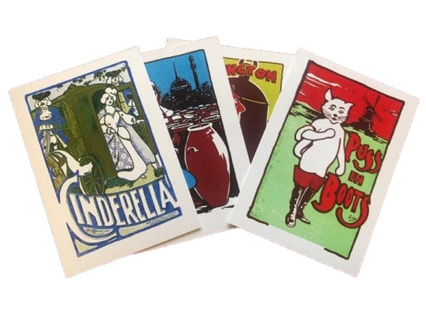 'Edwardian Pantomime Posters' Christmas Card Pack: Exclusive to The National Archives