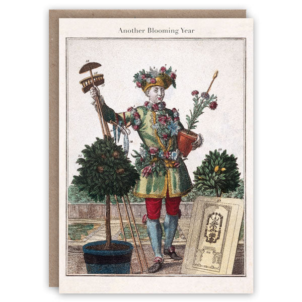 'The Gardener' Greetings Card