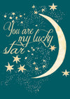 &#39;Lucky Star&#39; Greetings Card