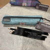The National Archives Harris Tweed Slim Pencil Case with Six Branded Pencils Teal