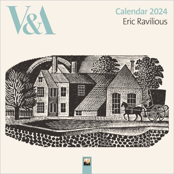 Eric Ravilious Wall Calendar 2024