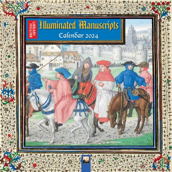 Front Cover Illuminated Manuscripts 2024 Wall Calendar