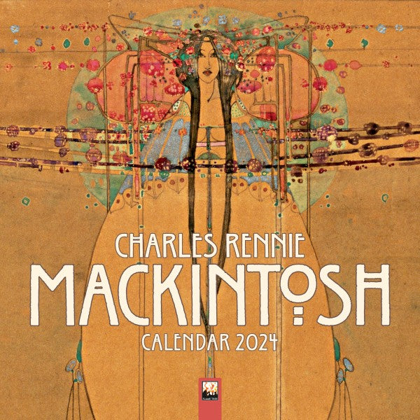 Front cover of 2024 Rennie MacIntosh  Wall Calendar