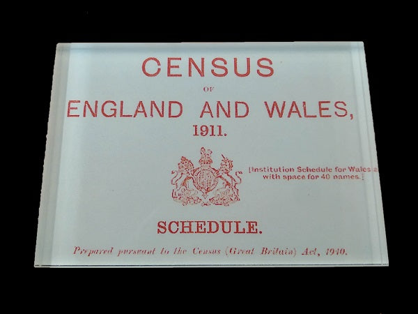 1911 Census Acrylic Magnet