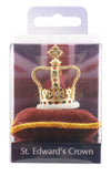 Miniature Gold Plated Crown Boxed