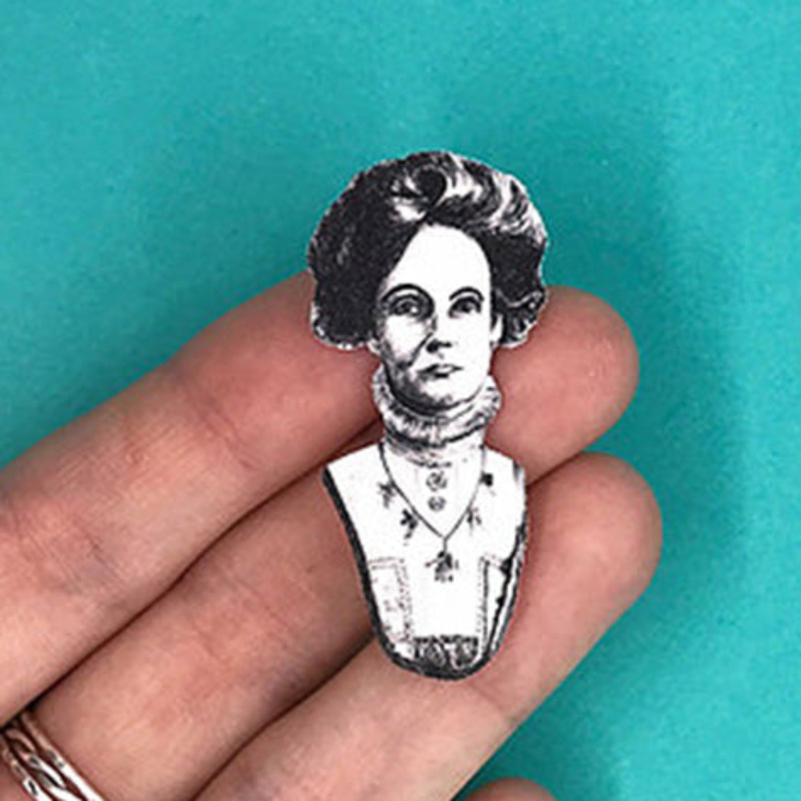 Emmeline Pankhurst Pin Badge